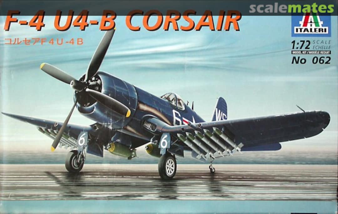 Boxart F-4 U4-B Corsair 062 Italeri Boxart F-4 U4-B Corsair 062 Italeri