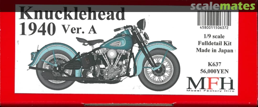 Boxart Knucklehead K-637 Model Factory Hiro Boxart Knucklehead K-637 Model Factory Hiro
