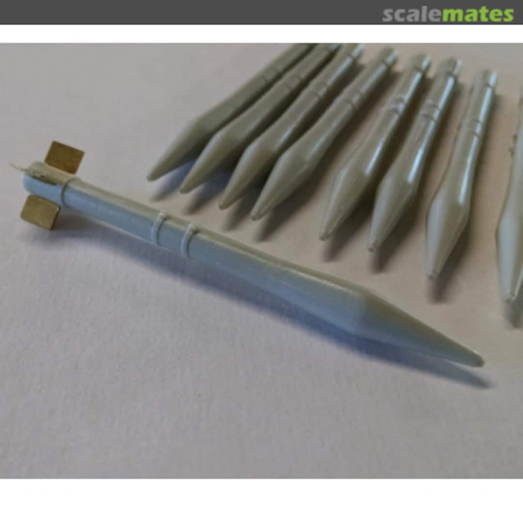 Boxart HVAR Ram Rockets A-3242 Fisher Model & Pattern Boxart HVAR Ram Rockets A-3242 Fisher Model & Pattern