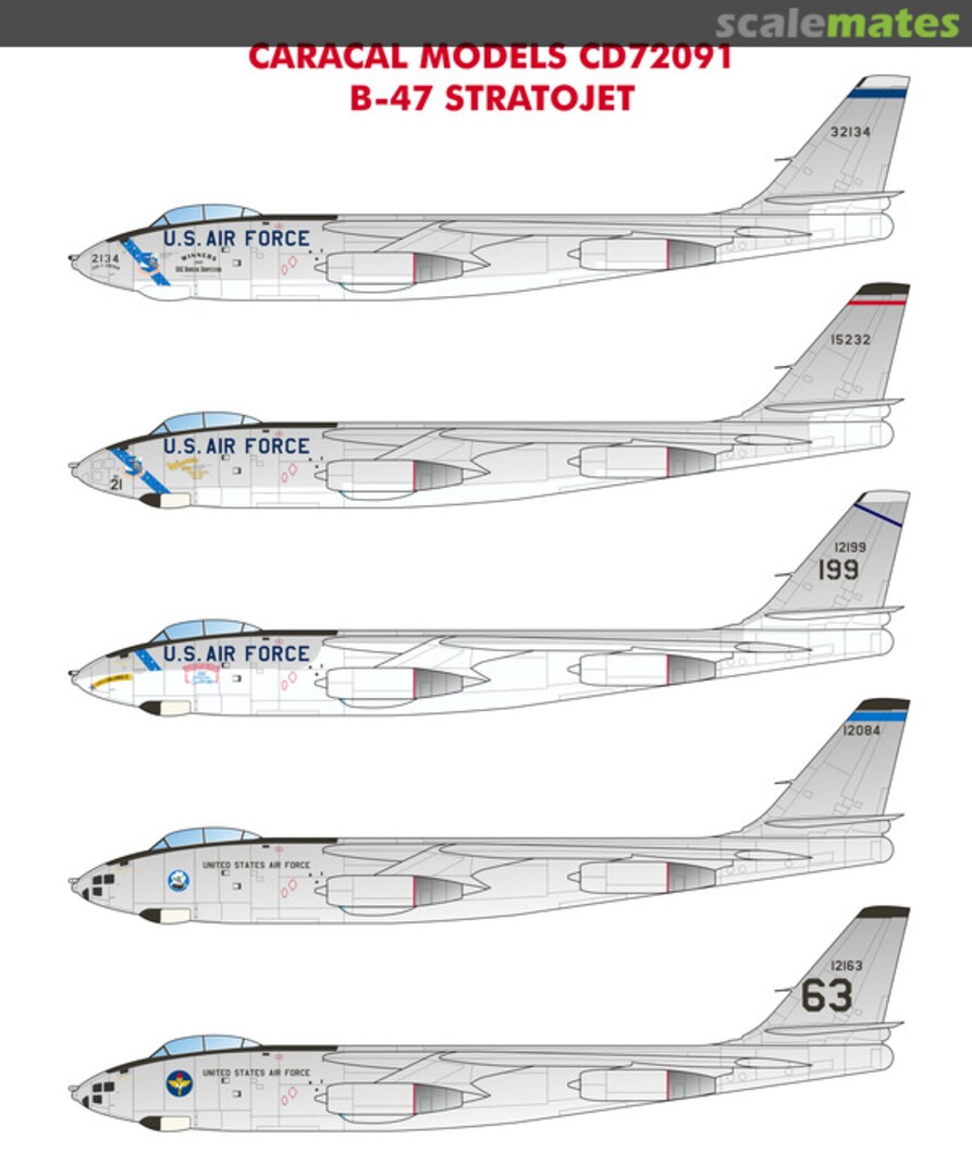 Boxart B-47 Stratojet CD72091 Caracal Models Boxart B-47 Stratojet CD72091 Caracal Models