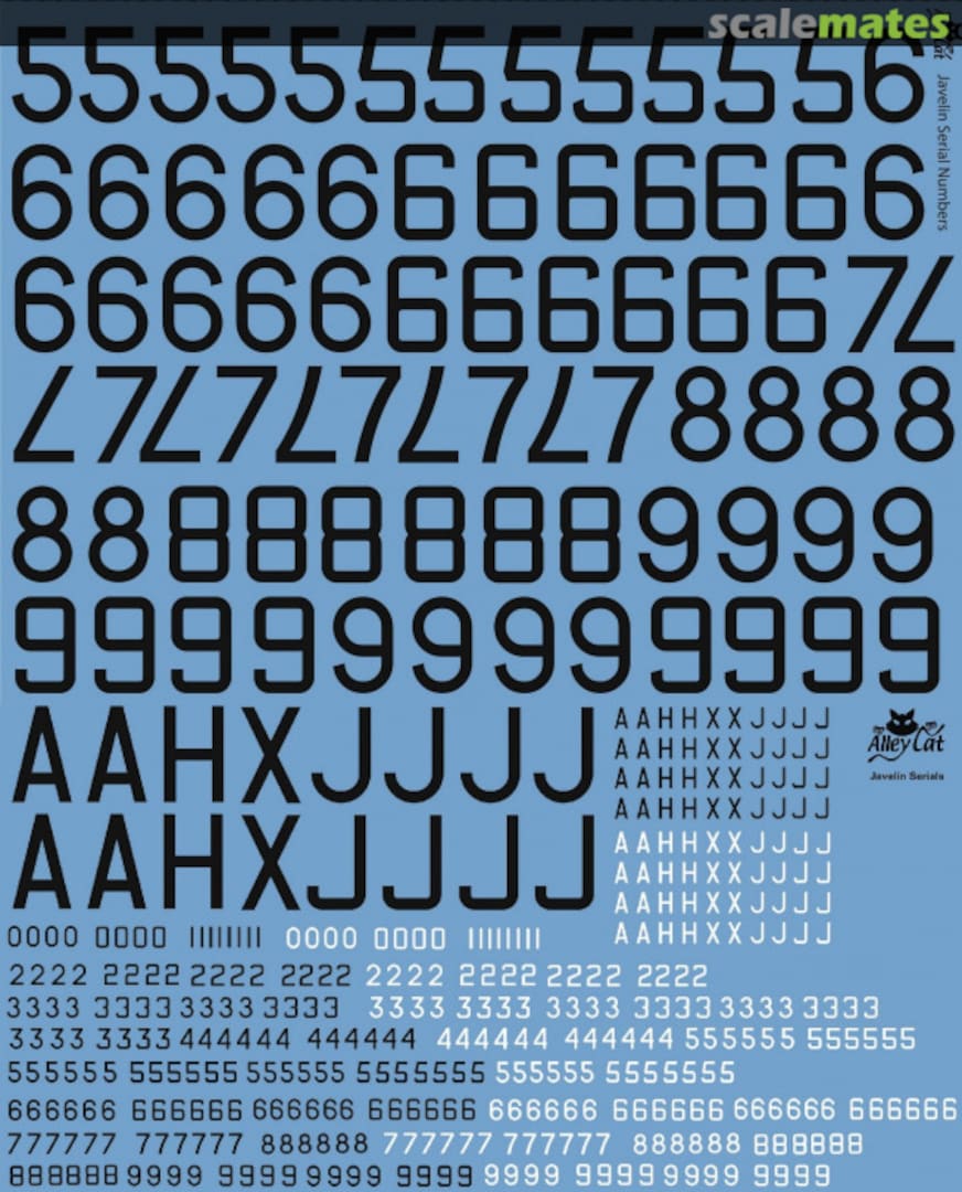 Boxart Gloster Javelin Serial Codes for Airfix Mk.9 kit ACD48012 Alley Cat Boxart Gloster Javelin Serial Codes for Airfix Mk.9 kit ACD48012 Alley Cat