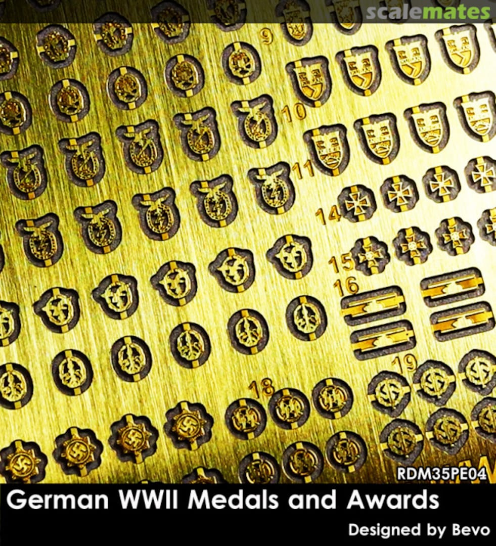 Boxart German WW2 Medals and Awards RDM35PE04 Rado Miniatures Boxart German WW2 Medals and Awards RDM35PE04 Rado Miniatures