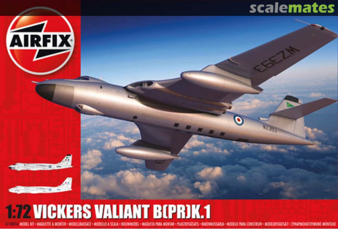 Boxart Vickers Valiant B(PR)K.1 A11001A Airfix Boxart Vickers Valiant B(PR)K.1 A11001A Airfix