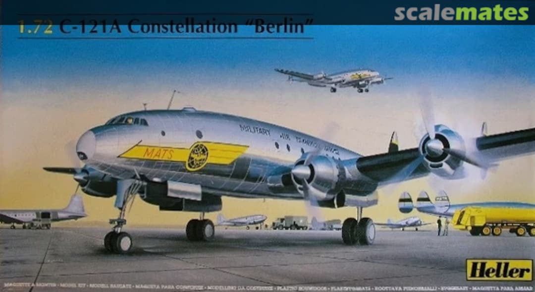 Boxart C-121A Constellation "Berlin" 80382 Heller Boxart C-121A Constellation "Berlin" 80382 Heller
