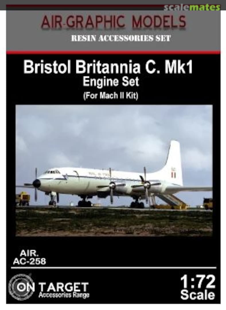 Boxart Bristol Britannia C.Mk1 Engine Set AIR.AC-258 Air-Graphics Models Boxart Bristol Britannia C.Mk1 Engine Set AIR.AC-258 Air-Graphics Models