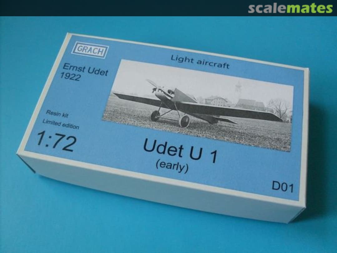 Boxart Udet U1 (early) D01 GRACH Model Boxart Udet U1 (early) D01 GRACH Model
