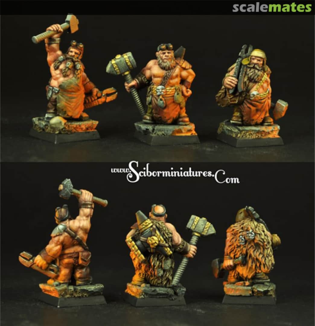Boxart Dwarf Blacksmiths 28FM0256 Scibor Monsterous Miniatures Boxart Dwarf Blacksmiths 28FM0256 Scibor Monsterous Miniatures