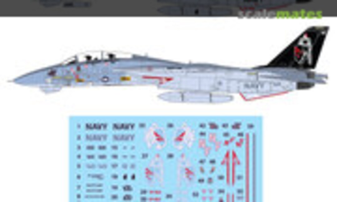 1:144 F-14A Tomcat VF-154 Black Knights (Monokio WD44041) WD44041