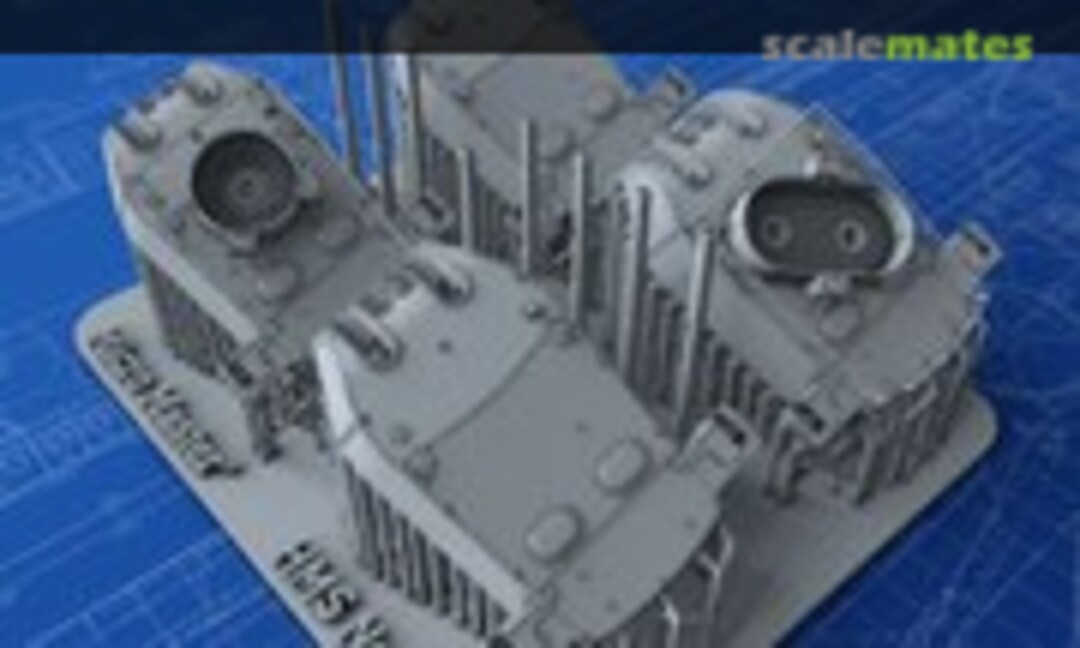 1:700 8" MKVIII MKII Turrets (Micro Master MM1166P) MM1166P