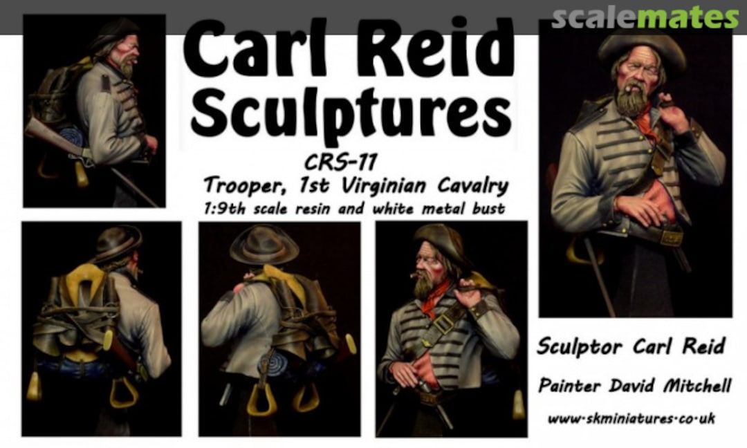 Boxart Trooper, 1st Virginian Cavalry CRS-11 Carl Reid Scultures