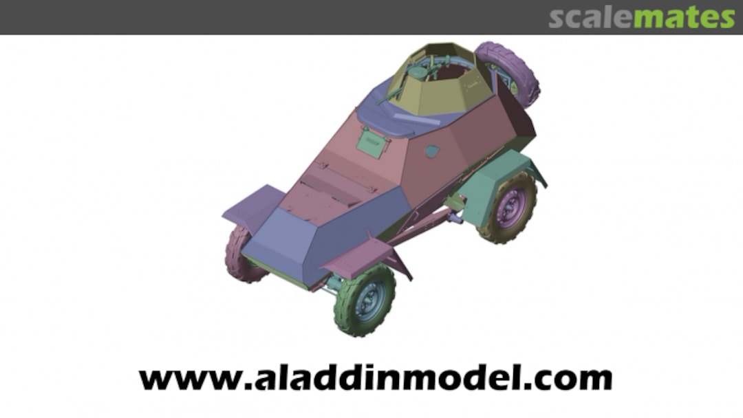 Boxart BA-64 Armored Car 00120 Aladdin Model Boxart BA-64 Armored Car 00120 Aladdin Model