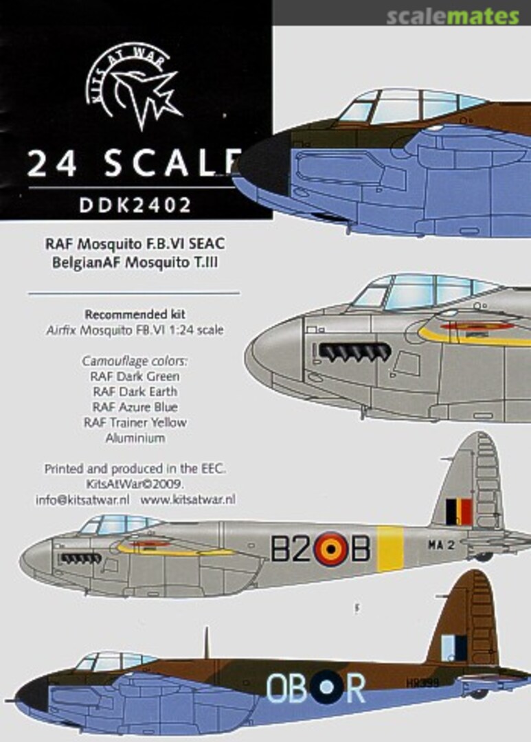 Boxart RAF Mosquito F.B. VI SEAC DDK2402 Kits at War Boxart RAF Mosquito F.B. VI SEAC DDK2402 Kits at War