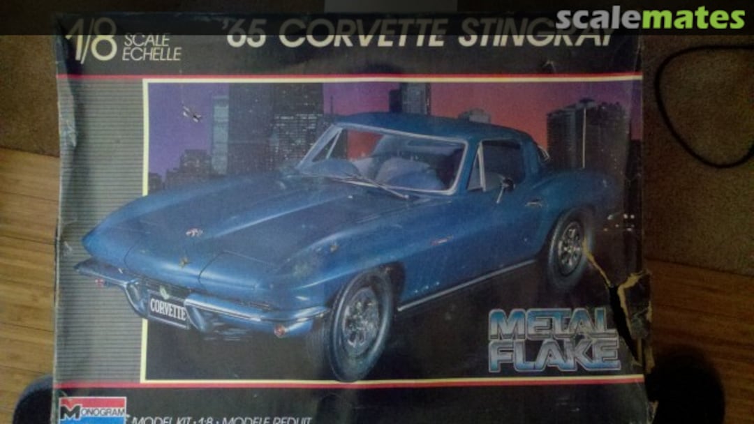 Boxart '65 Corvette Stingray 2613 Monogram Boxart '65 Corvette Stingray 2613 Monogram