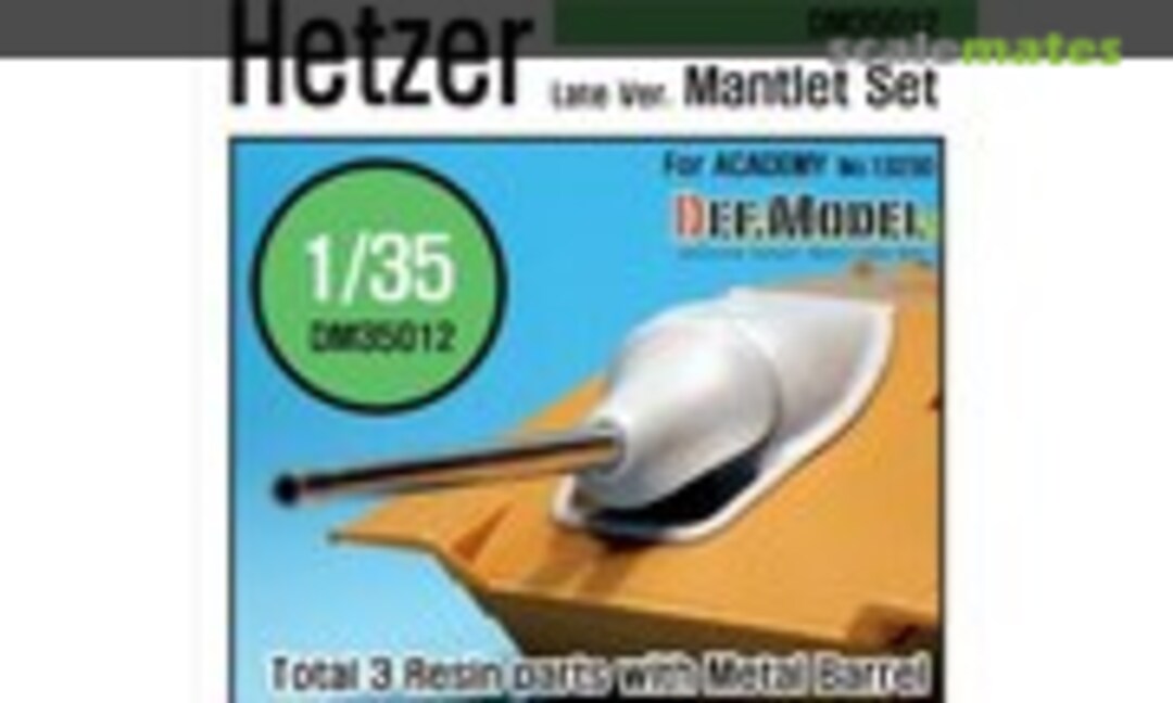 1:35 Hetzer Late version Mantlet Set (Def.Model DM35012) DM35012