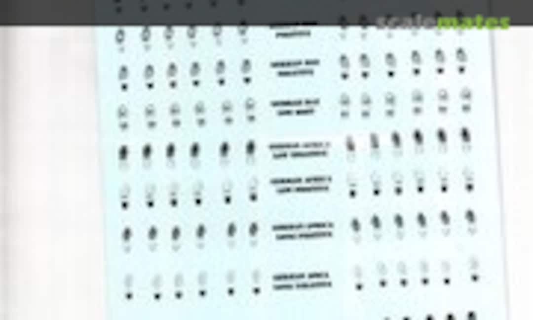 1:35 Bootprint Decals US & GER (Uschi van der Rosten 1013) 1013