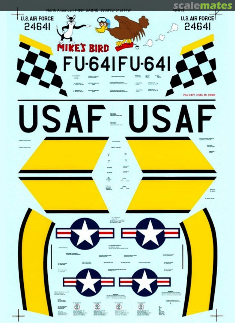 Boxart F-86F Sabre 48-813 SuperScale International Boxart F-86F Sabre 48-813 SuperScale International