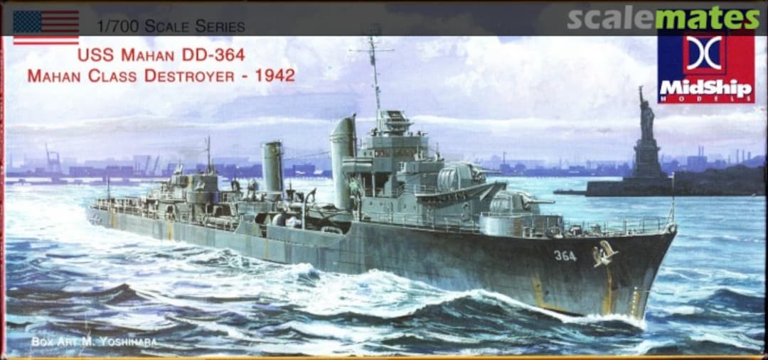Boxart USS Mahan DD-364 MPK709 MidShip Models Boxart USS Mahan DD-364 MPK709 MidShip Models