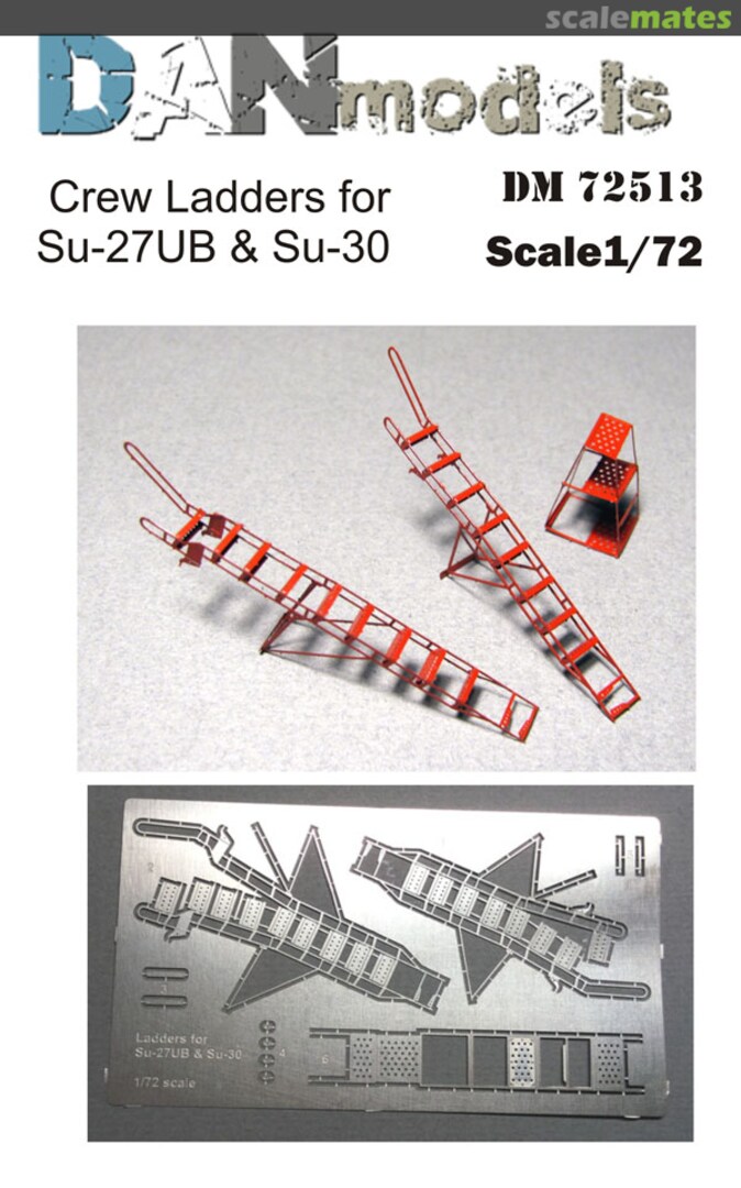 Boxart Crew Ladders for Su-27UB & Su-30 DM72513 DANmodels Boxart Crew Ladders for Su-27UB & Su-30 DM72513 DANmodels