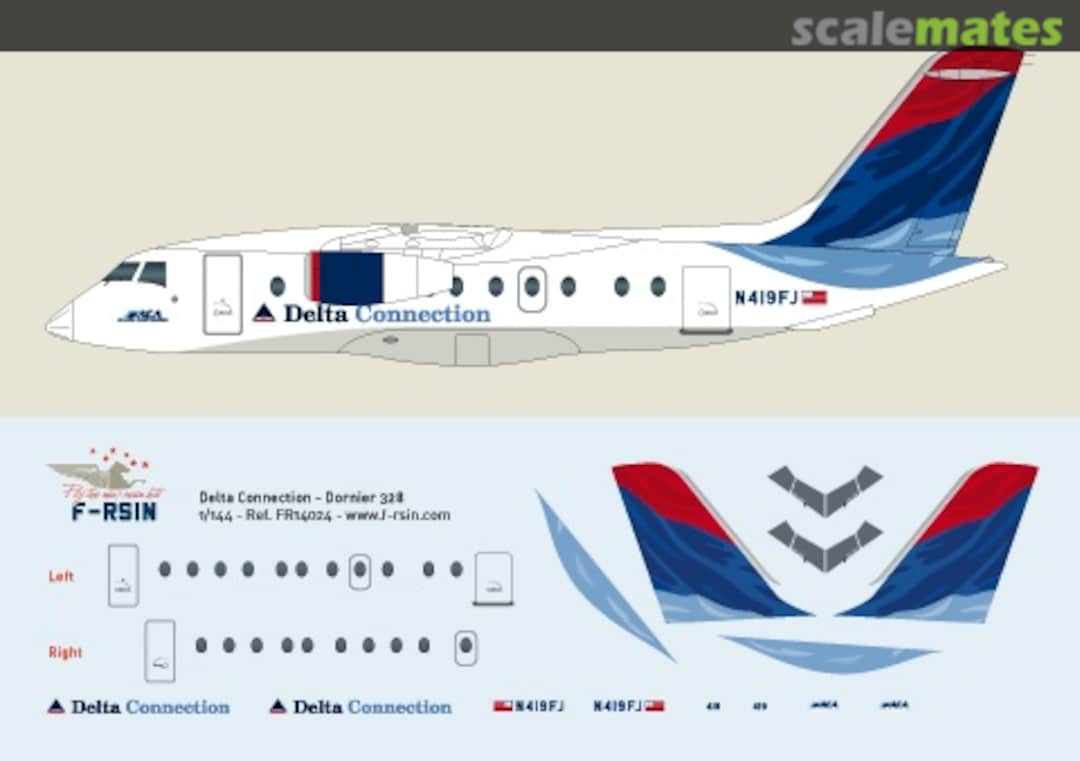 Boxart Dornier Do328-310JET FR14024 F-RSIN Boxart Dornier Do328-310JET FR14024 F-RSIN