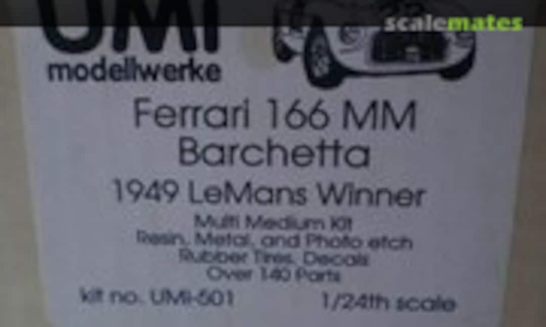 Ferrari 166 MM #0008M Barchetta (UMi Modellwerke UMI-501)