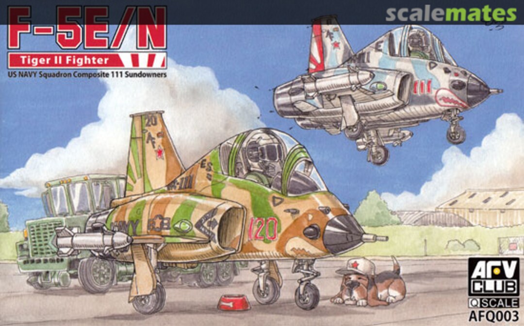 Boxart F-5E/N Tiger II VFC-111 Sundowners AFQ003 AFV Club Boxart F-5E/N Tiger II VFC-111 Sundowners AFQ003 AFV Club