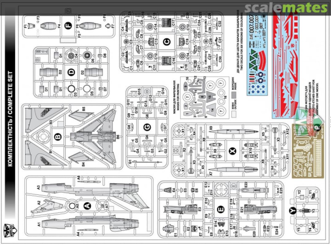 Contents MiG-21F-13 "007" 72043 ModelSvit Contents MiG-21F-13 "007" 72043 ModelSvit