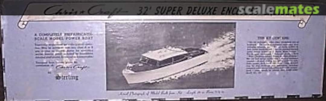 Boxart Chris-Craft 32' Super Deluxe Enclosed Cruiser B-6M Sterling Models Boxart Chris-Craft 32' Super Deluxe Enclosed Cruiser B-6M Sterling Models
