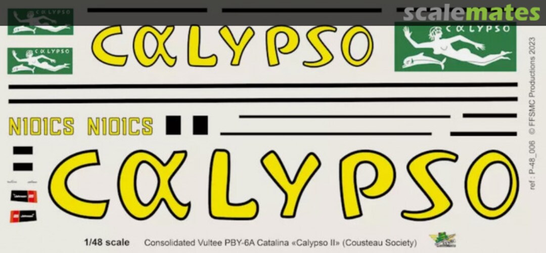 Boxart Consolidated Vultee PBY-6A Catalina "Calypso II" P-48_006 FFSMC Productions Boxart Consolidated Vultee PBY-6A Catalina "Calypso II" P-48_006 FFSMC Productions