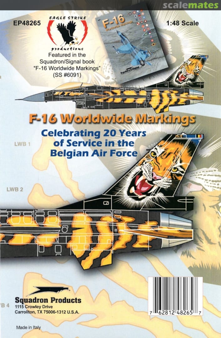 Boxart F-16 Worldwide Markings EP48265 Eagle Strike Productions Boxart F-16 Worldwide Markings EP48265 Eagle Strike Productions