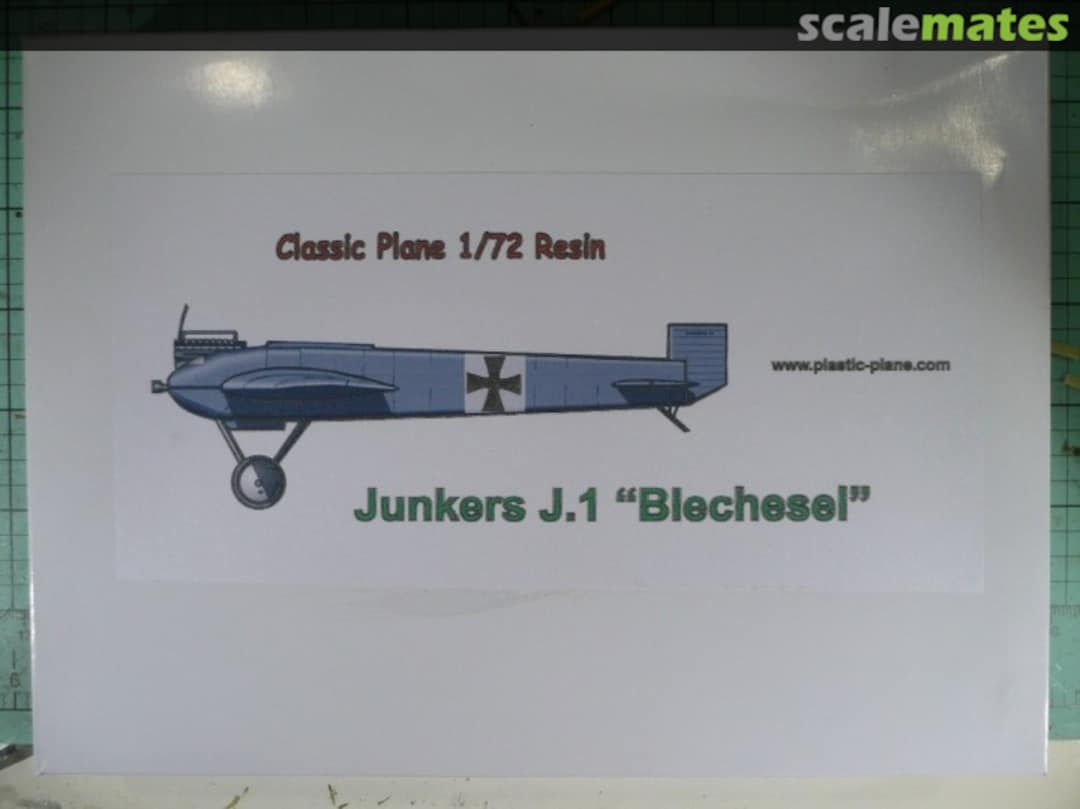 Boxart Junkers J.1 - Blechesel / Tin donkey CPR 03 Classic Plane