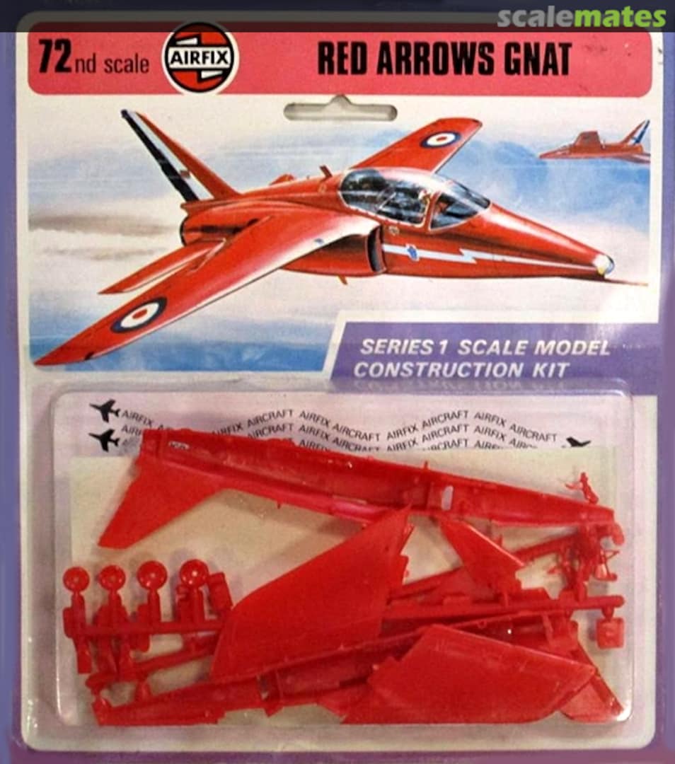 Boxart Red Arrows Gnat 01036-2 Airfix