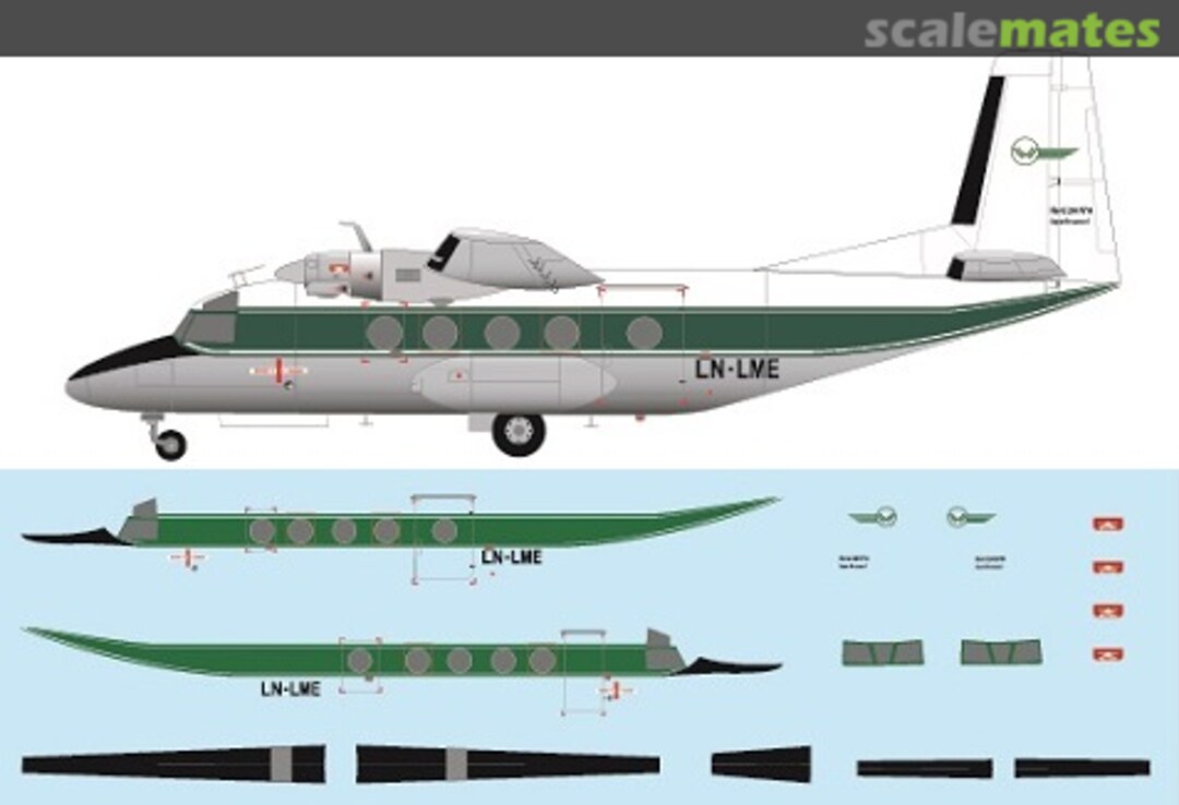Boxart Nord 260A Super Broussard Turbomeca FR14112 F-RSIN Boxart Nord 260A Super Broussard Turbomeca FR14112 F-RSIN