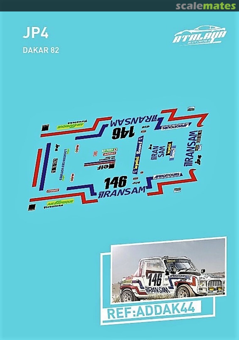 Boxart Renault Car System JP4 "TRANSAM" ADDAK44 Atalaya Slot Decals Boxart Renault Car System JP4 "TRANSAM" ADDAK44 Atalaya Slot Decals
