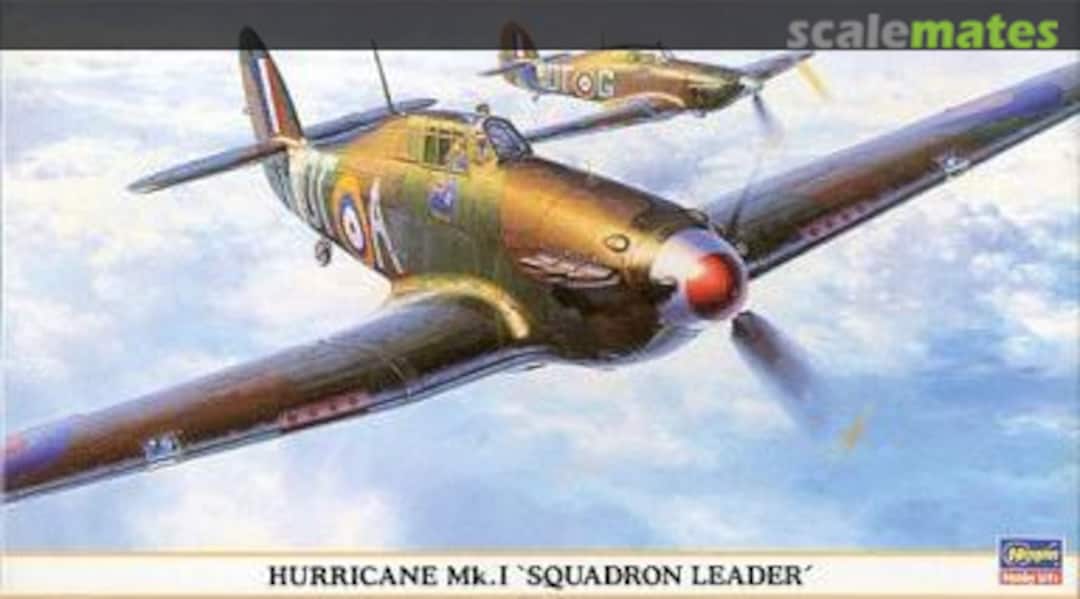 Boxart Hurricane Mk.I `Squadron Leader´ 09470 Hasegawa Boxart Hurricane Mk.I `Squadron Leader´ 09470 Hasegawa