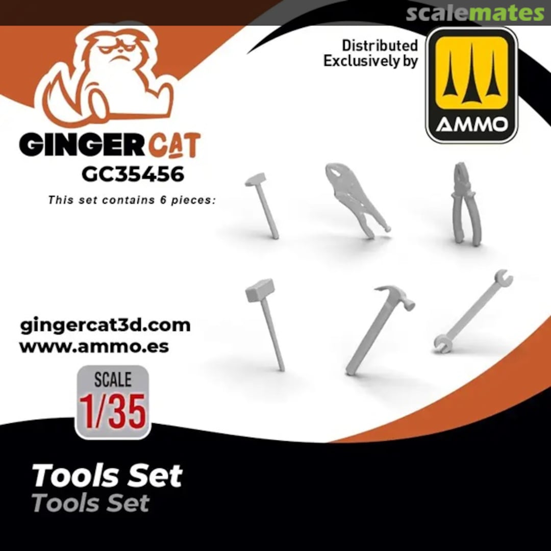 Boxart Tools Set GC35456 Ginger Cat Boxart Tools Set GC35456 Ginger Cat
