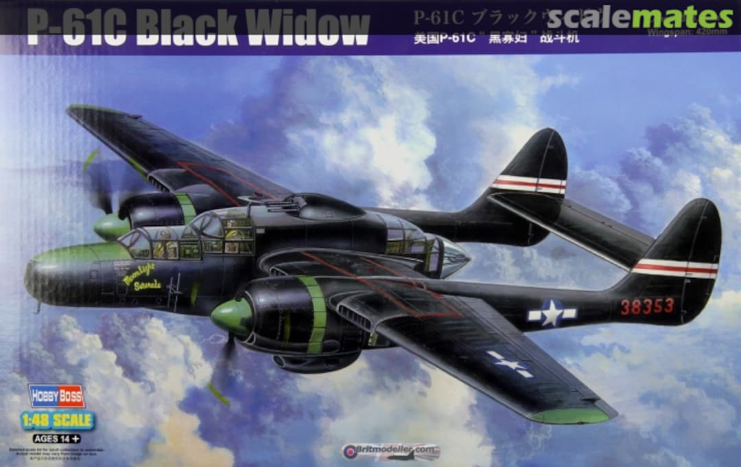 Boxart P-61C Black Widow 81732 HobbyBoss Boxart P-61C Black Widow 81732 HobbyBoss