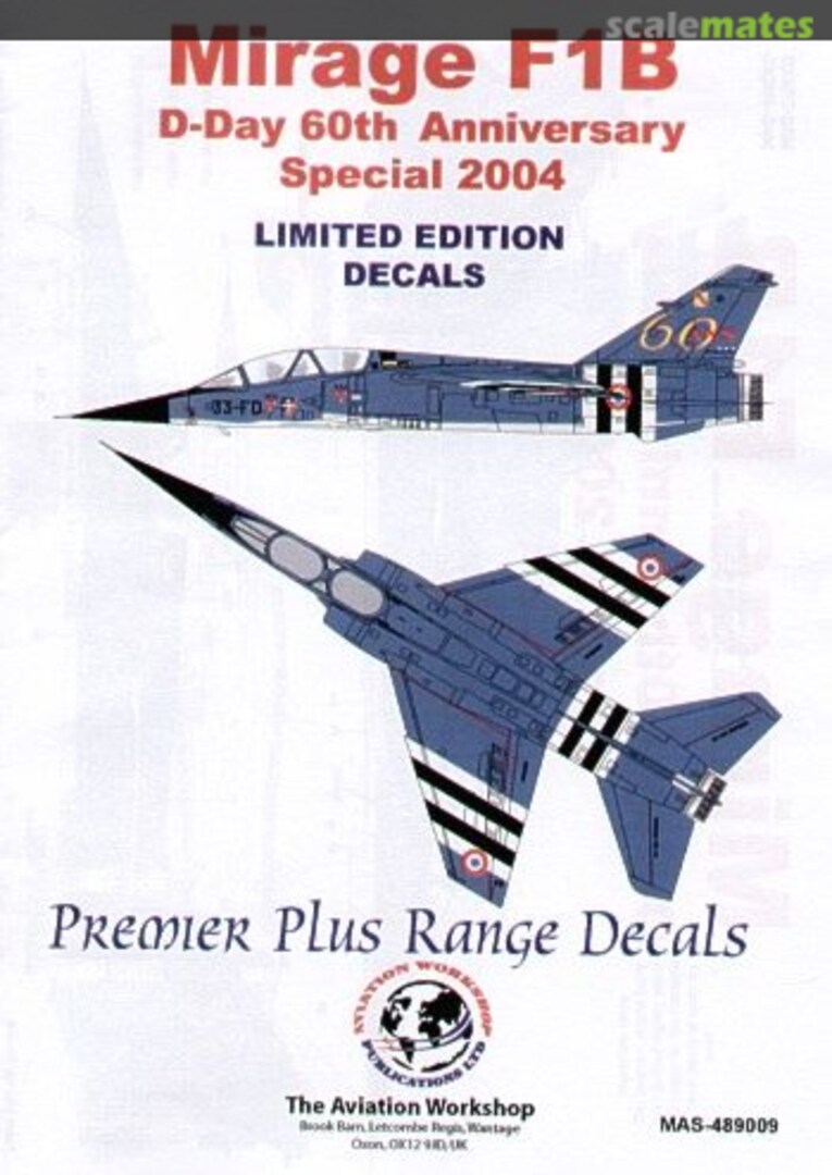 Boxart Mirage F.1B MAS-489009 Model Alliance Boxart Mirage F.1B MAS-489009 Model Alliance