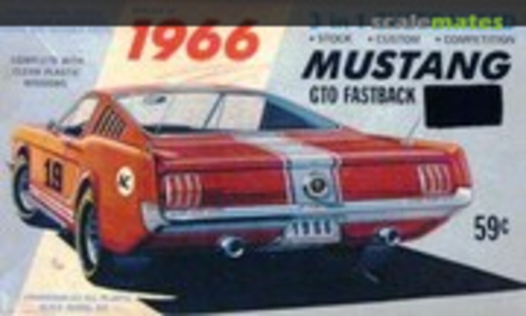 1:32 1966 Mustang GTO Fastback (Palmer Plastics 6652)