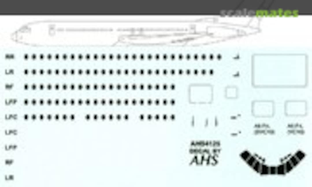 1:144 Vickers VC-10, Super VC-10 (Airline Hobby Supplies AHS4125) AHS4125
