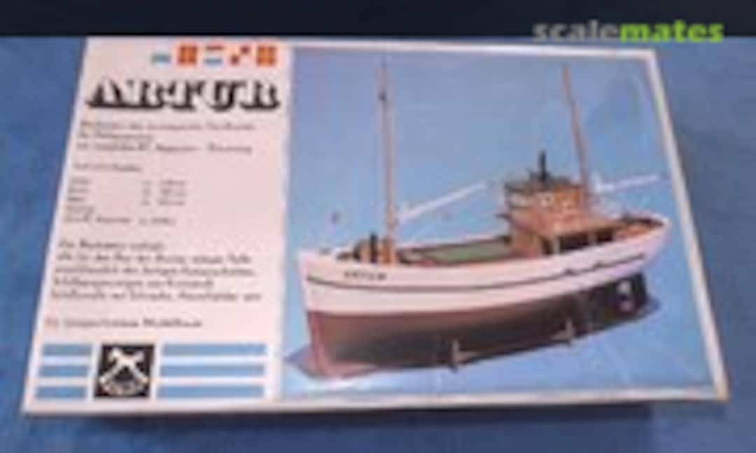 1:50 " Artur " hard-wood and balsa model kit of a Norwegian fishing boat (IGRA 370.241) 370.241