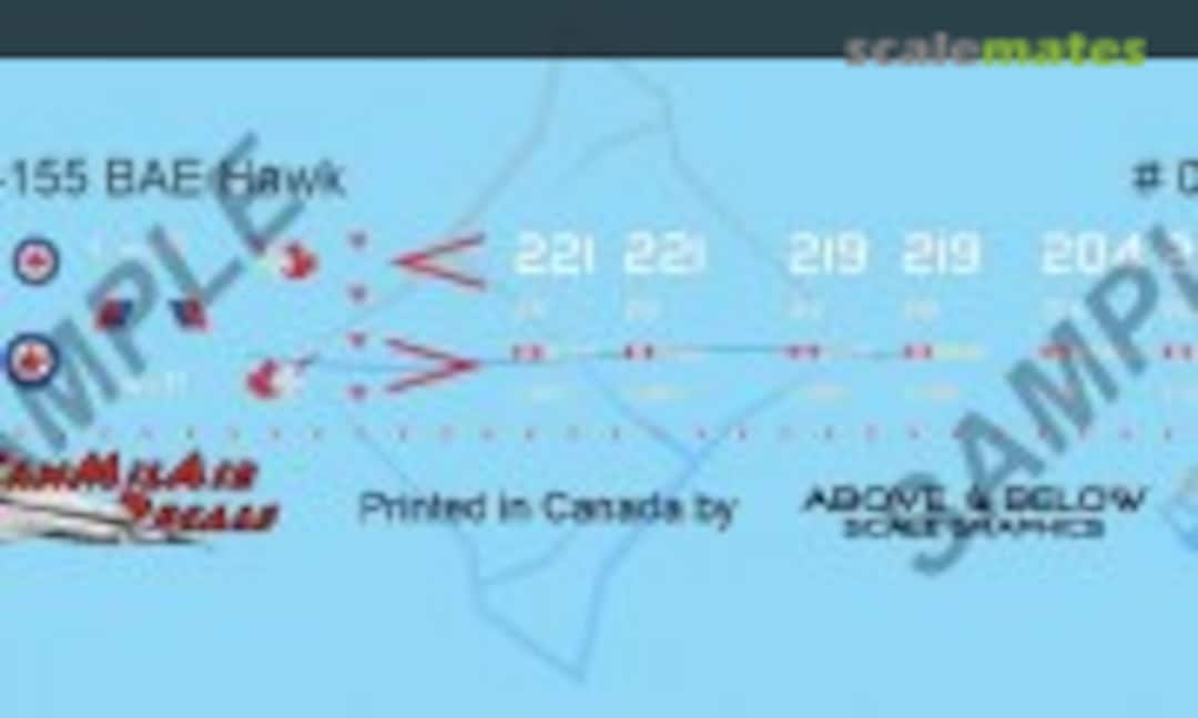 1:48 British Aerospace CT-155 Hawk (Above & Below Graphics 084)