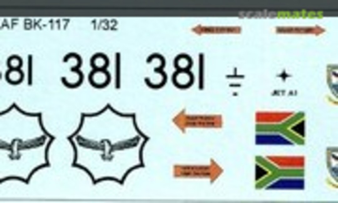 1:32 SAAF BK-117 (MAV Decals MAV-320006) MAV-320006