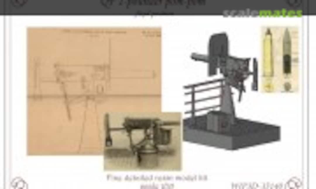 1:35 QF 1 Pounder Pom Pom (WIP3D WIP3D-35140) WIP3D-35140