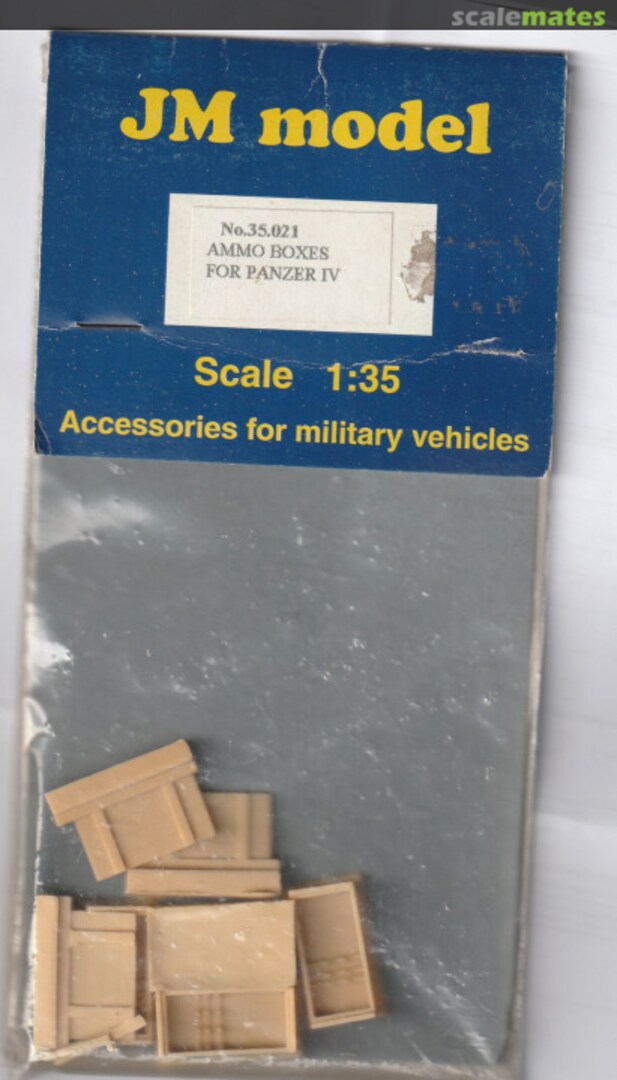 Boxart Ammo Boxes for Panzer IV 35021 JM Model Boxart Ammo Boxes for Panzer IV 35021 JM Model