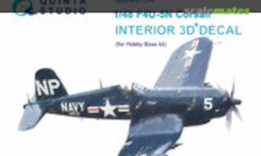 1:48 F4U-5N Corsair interior 3D decals (Quinta Studio QD48154) QD48154