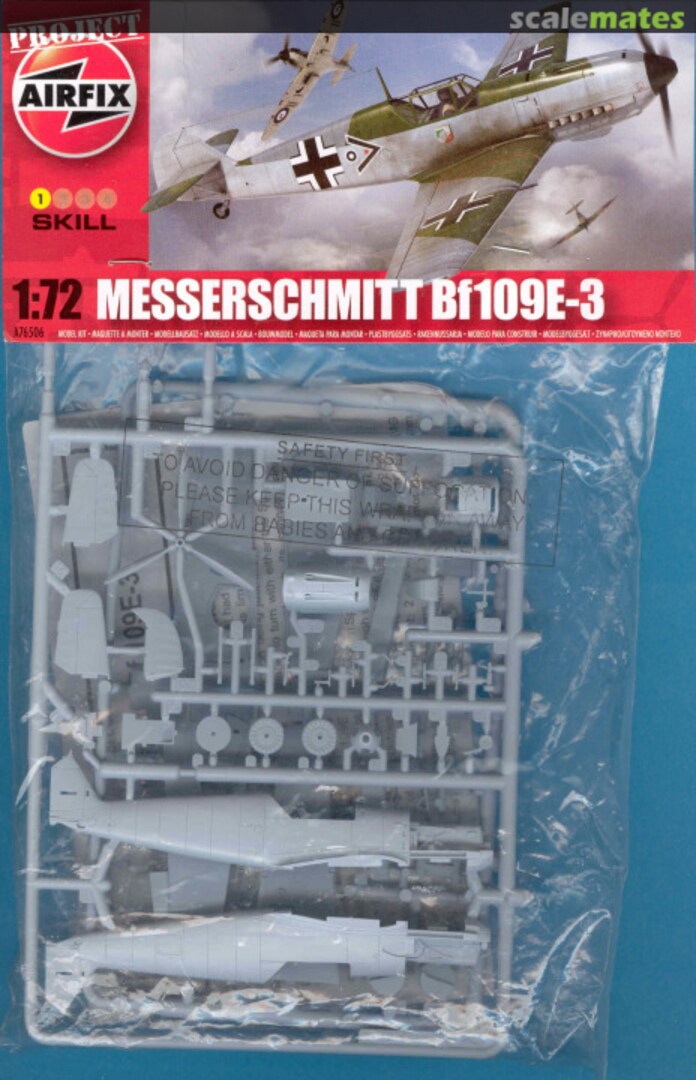 Boxart Messerschmitt Bf109E-3 A76506 Airfix Boxart Messerschmitt Bf109E-3 A76506 Airfix