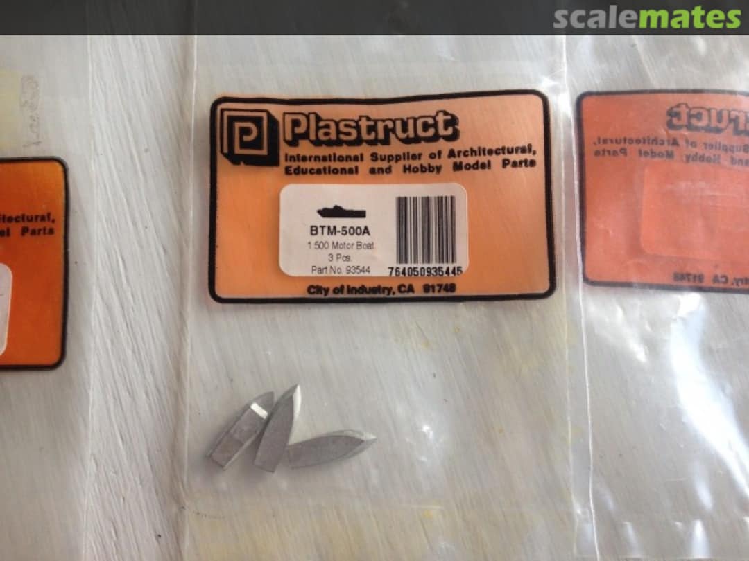 Boxart Motor Boat 3 Pcs BTM-500A Plastruct Boxart Motor Boat 3 Pcs BTM-500A Plastruct