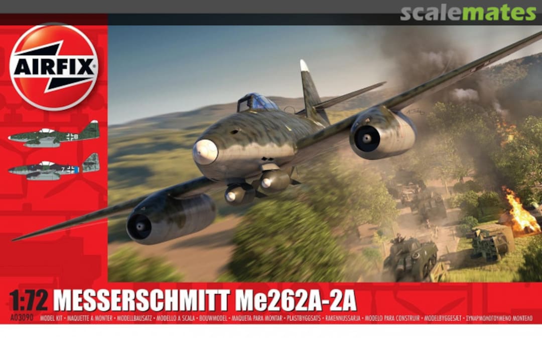 Boxart Messerschmitt Me 262A-2A A03090 Airfix Boxart Messerschmitt Me 262A-2A A03090 Airfix