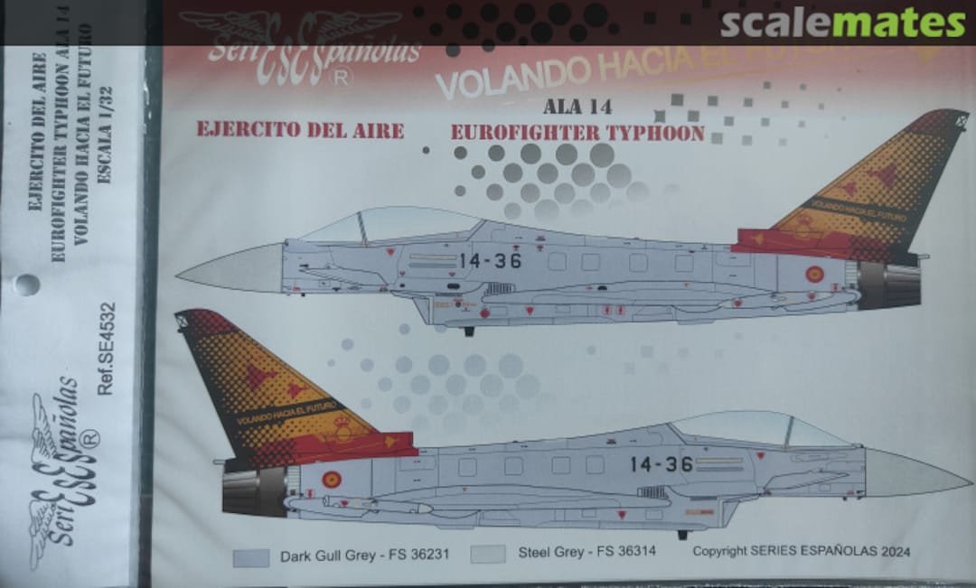 Boxart Ejercito del Aire Eurofighter Typhoon Ala 14 SE4532 Series Españolas Boxart Ejercito del Aire Eurofighter Typhoon Ala 14 SE4532 Series Españolas