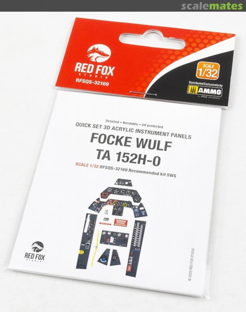 Boxart Focke Wulf Ta 152H-0 interior 3D decals RFSQS-32169 Red Fox Studio Boxart Focke Wulf Ta 152H-0 interior 3D decals RFSQS-32169 Red Fox Studio